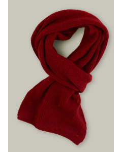 Red woolen scarf