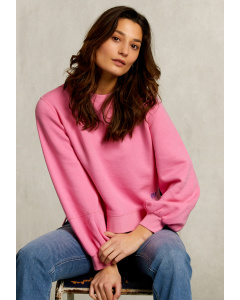 Pink fleece sweater long sleeves