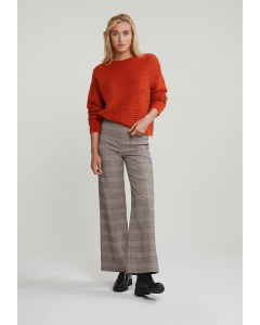 Multi classic checked pants