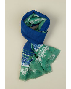 Linen fantasy scarf margarita