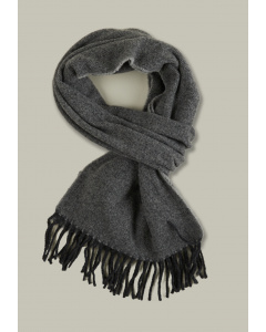 Woolen scarf charcoal mix