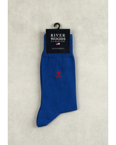 Cotton uni socks carribbean blue