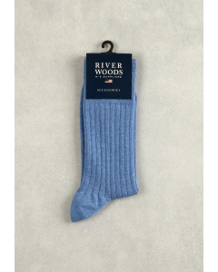 Ribbed cotton socks jeans mix