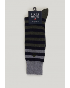 Long striped socks oxford mix