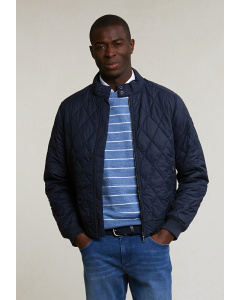 Quilted blouson navy