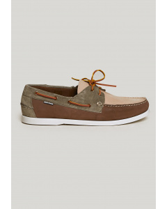 Brown docksides with laces