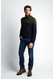 Slim fit roll neck pullover