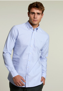 Custom fit uni shirt blue
